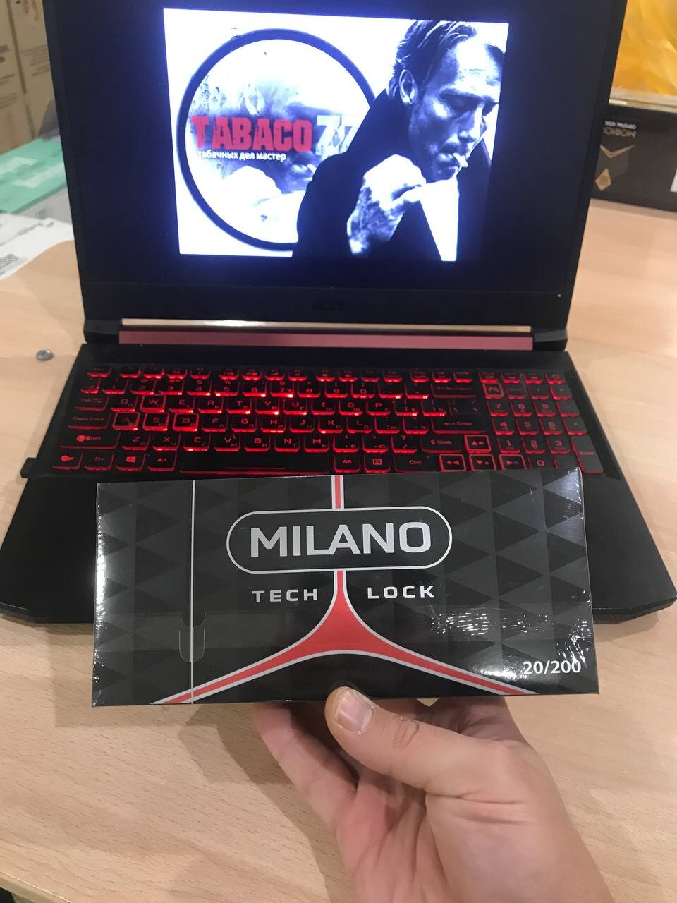 Milano Tech Lock Black