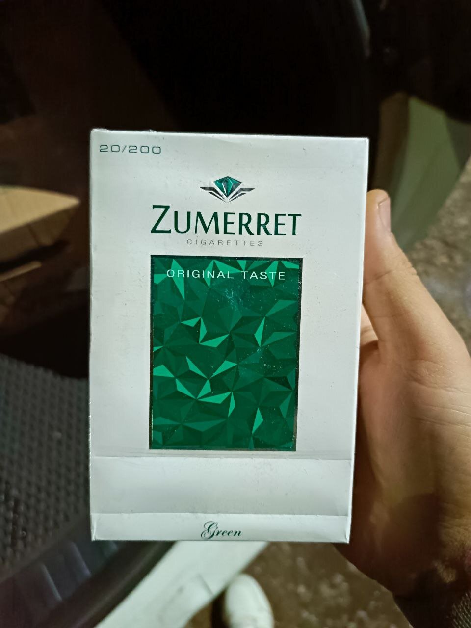 Zumerret Green Menthol (ментол) Nano