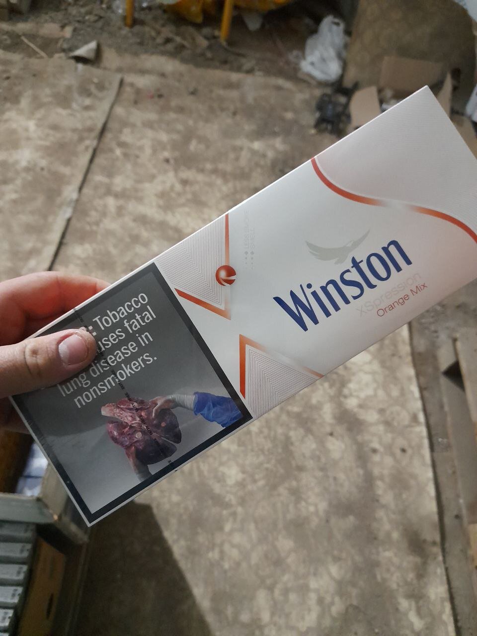 Winston Orange Mix Superslims